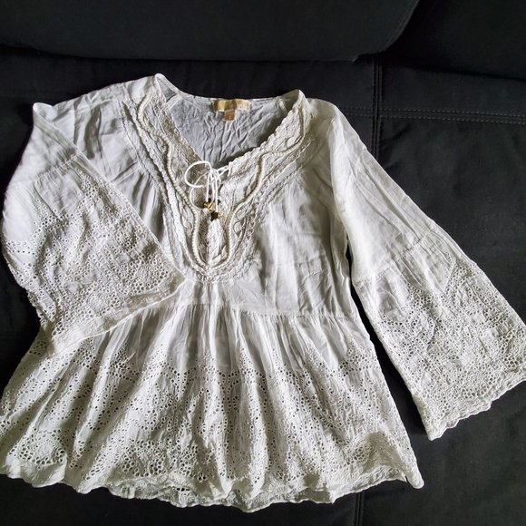 Michael Kors cotton lace top - Picture 2 of 3